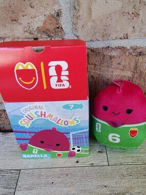 2026 McDonald's Happy Meal Toy FIFA World Cup Squishmallows Barella Betta Fish